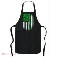 No One Fights Alone Mental Health Awareness Flag Apron thumb 0