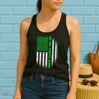 No One Fights Alone Mental Health Awareness Flag Women's Tank Top thumb 2