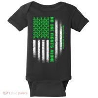 No One Fights Alone Mental Health Awareness Flag Baby Bodysuit thumb 0