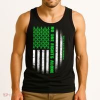 No One Fights Alone Mental Health Awareness Flag Tank Top thumb 3