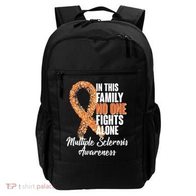 No One Fights Alone Multiple Sclerosis Awareness Backpack