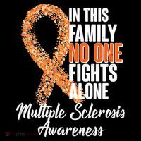 No One Fights Alone Multiple Sclerosis Awareness Backpack thumb 2