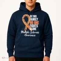 No One Fights Alone Multiple Sclerosis Awareness Hoodie thumb 2