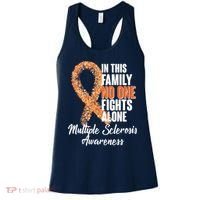 No One Fights Alone Multiple Sclerosis Awareness Women's Tank Top thumb 0