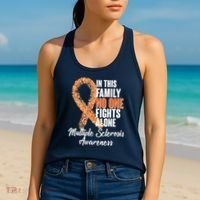 No One Fights Alone Multiple Sclerosis Awareness Women's Tank Top thumb 2