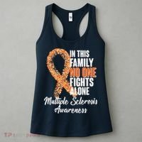 No One Fights Alone Multiple Sclerosis Awareness Women's Tank Top thumb 3