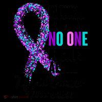 No One Fights Alone Thyroid Cancer Awareness Coffee Mug thumb 5