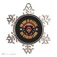 No One is Illegal On Stolen Land Ornament thumb 0