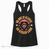 No One is Illegal On Stolen Land Women's Tank Top thumb 0