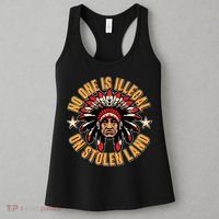 No One is Illegal On Stolen Land Women's Tank Top thumb 3
