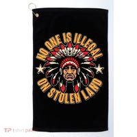 No One is Illegal On Stolen Land Golf Towel thumb 0