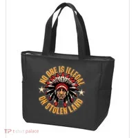 No One is Illegal On Stolen Land Tote Bag thumb 3