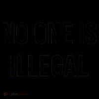 No One is Illegal Text Logo Coffee Mug thumb 5