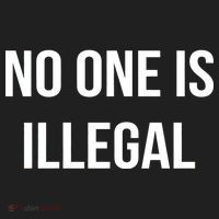 No One is Illegal Text Logo Tumbler thumb 3