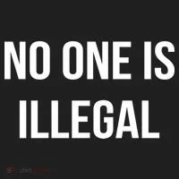 No One is Illegal Text Logo Tumbler thumb 3