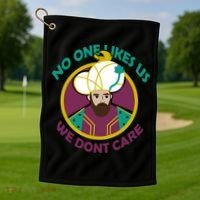 No One Likes Us We Don't Care Philadelphia Golf Towel thumb 1