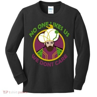 No One Likes Us We Don't Care Philly Kids Long Sleeve Shirt