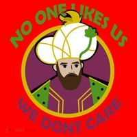 No One Likes Us We Don't Care Philly Santa Hat thumb 1