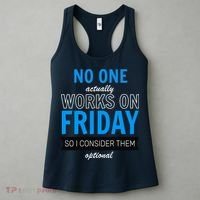 No One Works On Friday Women's Tank Top thumb 3