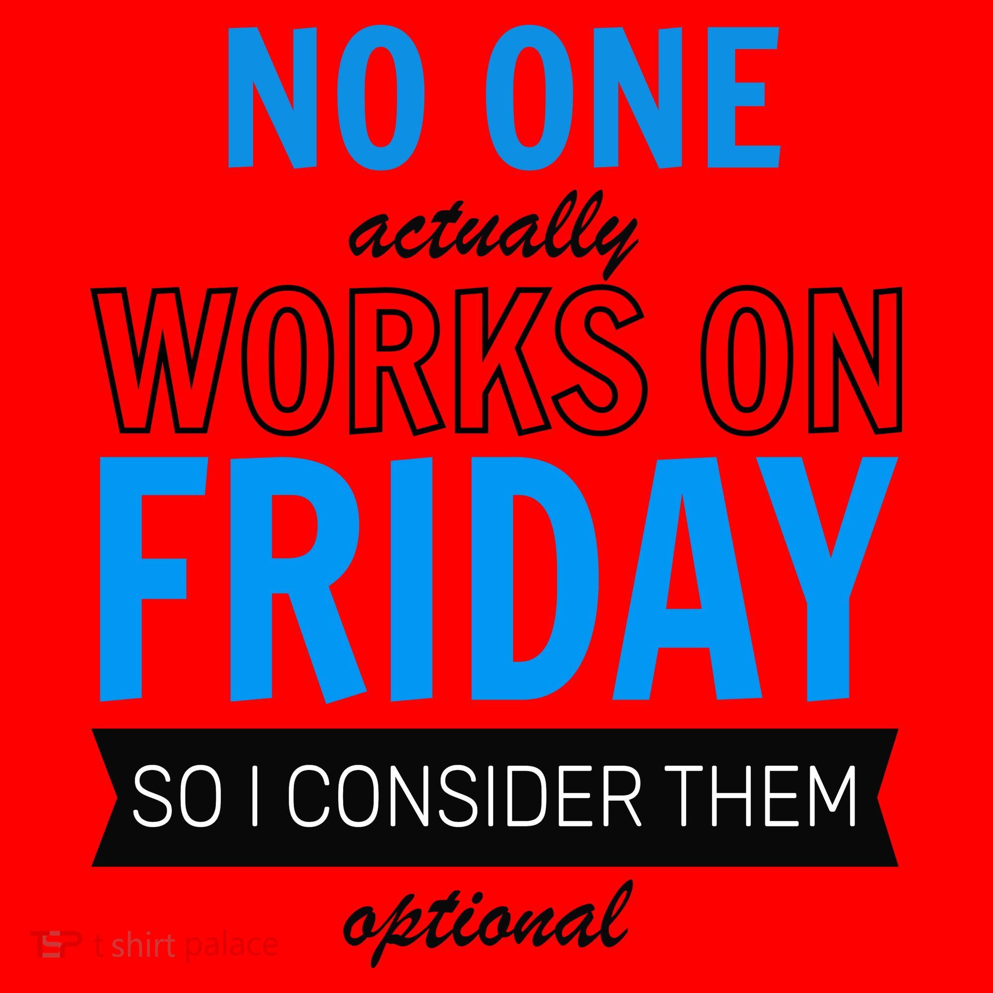 No One Works On Friday Santa Hat
