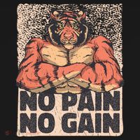 No Pain No Gain Strong Tiger Apron thumb 3