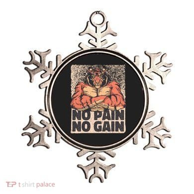 No Pain No Gain Strong Tiger Ornament
