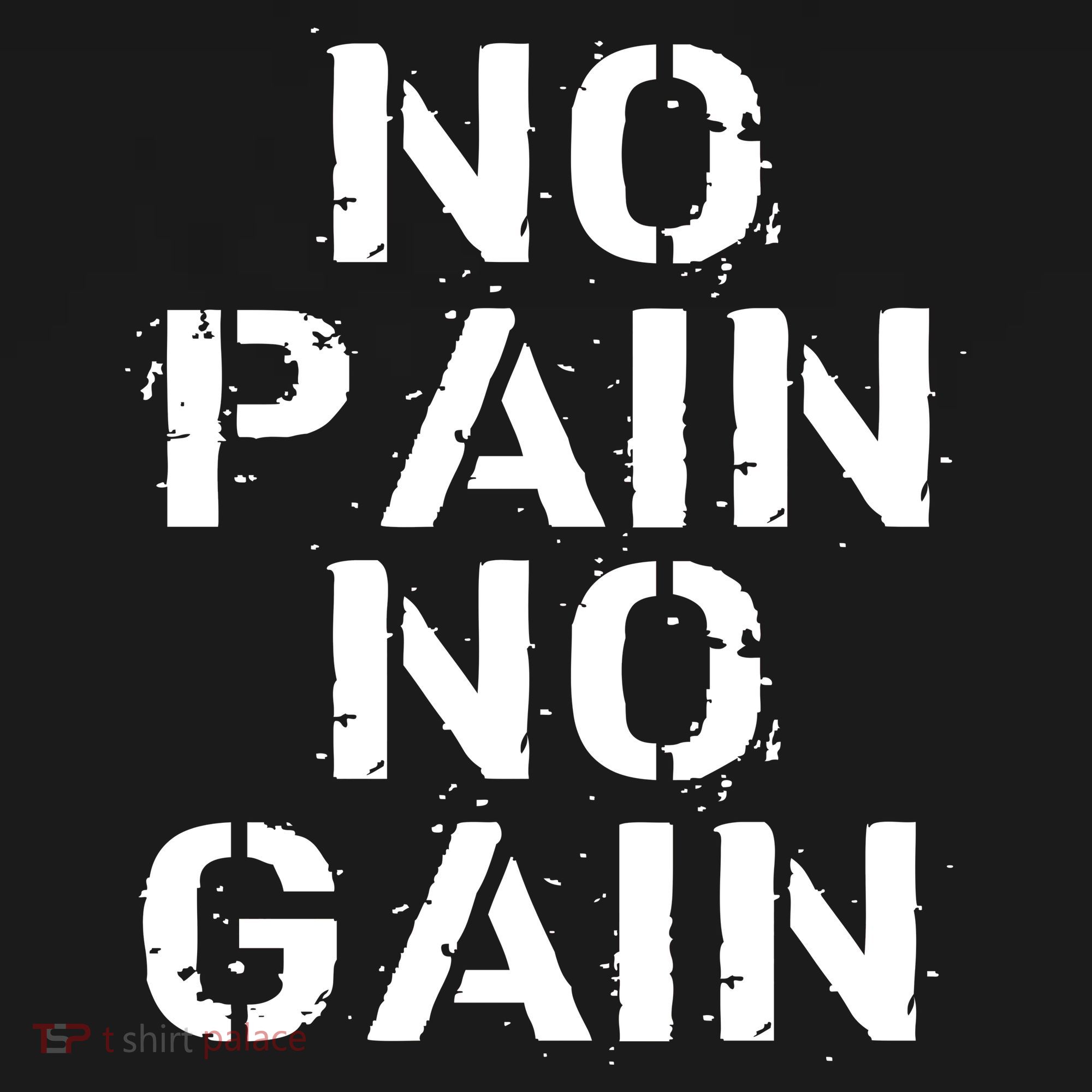 No Pain No Gain Workout Fitness Gym Logo Women's Tank Top