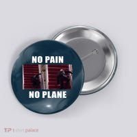 No Pain No Plane Funny Biden Stumbling Meme Button thumb 0