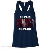 No Pain No Plane Funny Biden Stumbling Meme Women's Tank Top thumb 0