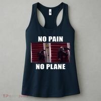 No Pain No Plane Funny Biden Stumbling Meme Women's Tank Top thumb 3