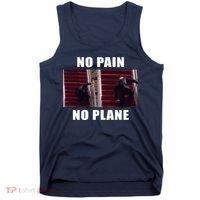 No Pain No Plane Funny Biden Stumbling Meme Tank Top thumb 0