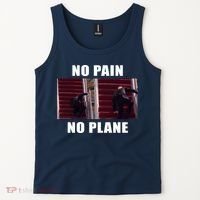 No Pain No Plane Funny Biden Stumbling Meme Tank Top thumb 2
