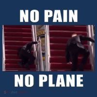 No Pain No Plane Funny Biden Stumbling Meme Kids Sweatshirt thumb 2
