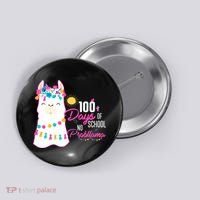 No Probllama 100 Days Of School Button thumb 0