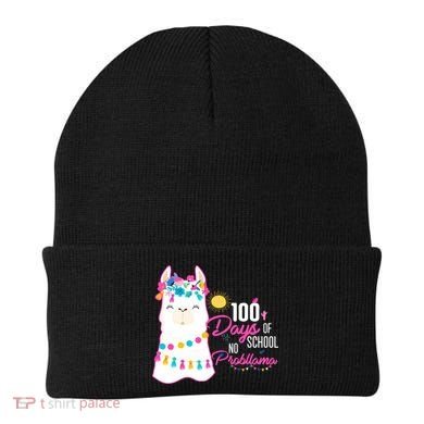No Probllama 100 Days Of School Beanie