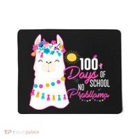 No Probllama 100 Days Of School Mousepad thumb 0