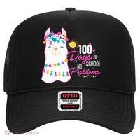 No Probllama 100 Days Of School Hat thumb 0