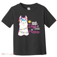 No Probllama 100 Days Of School Toddler T-Shirt thumb 0