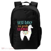 No Probllama Rock The Test Funny Backpack thumb 0