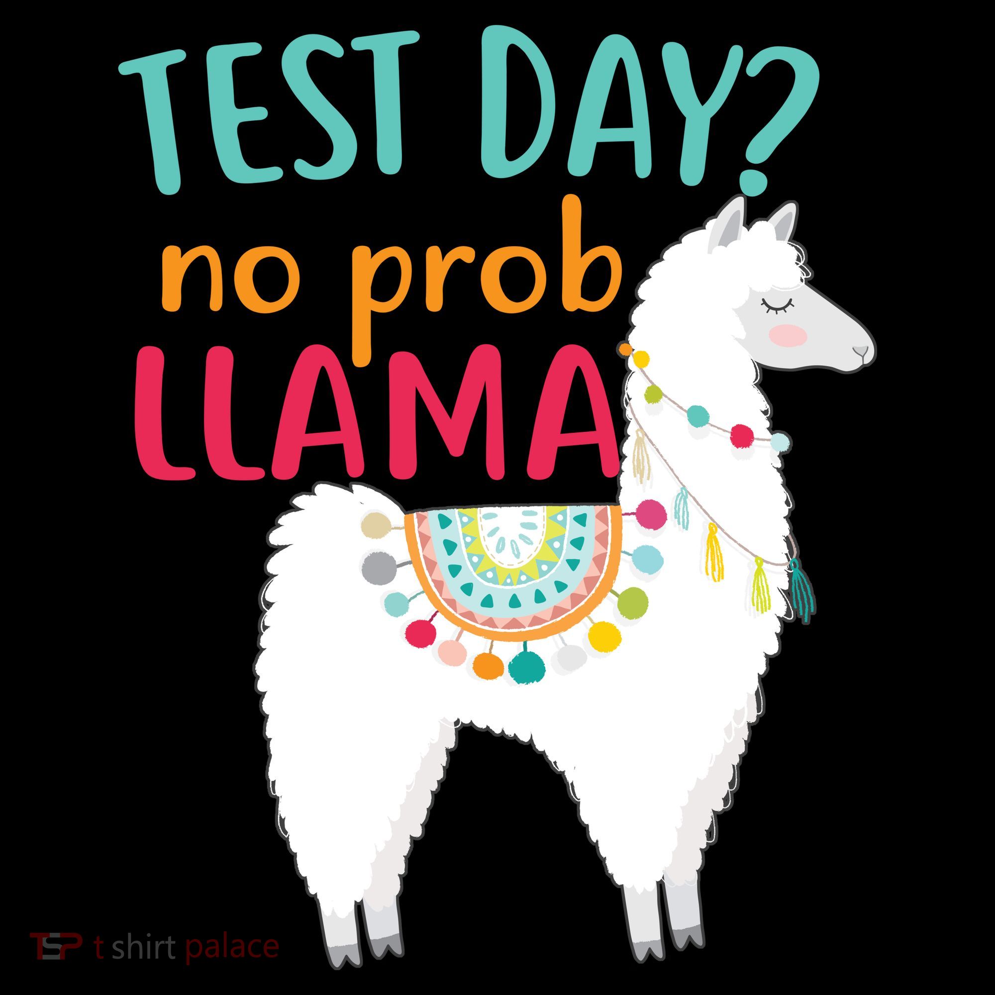 No Probllama Rock The Test Funny Mousepad