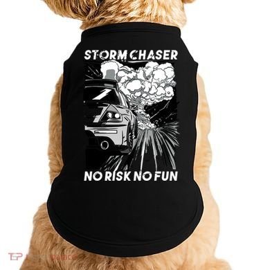 No Risk No Fun Car Racing Doggie Tank