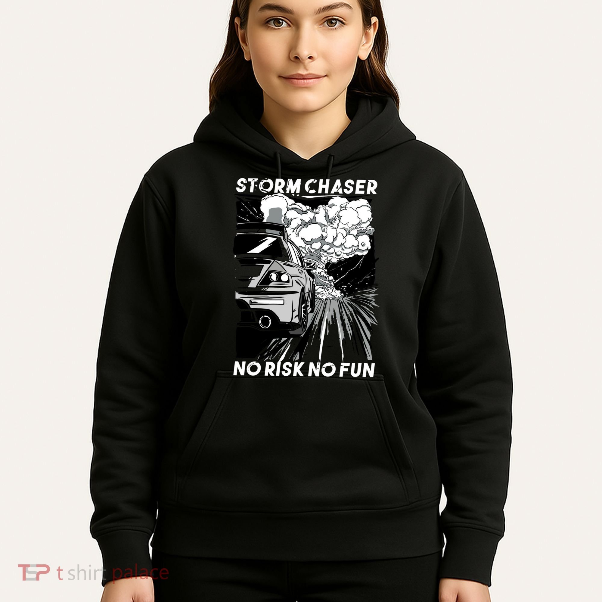 No Risk No Fun Car Racing Hoodie