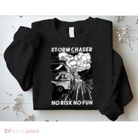 No Risk No Fun Car Racing Sweatshirt thumb 2