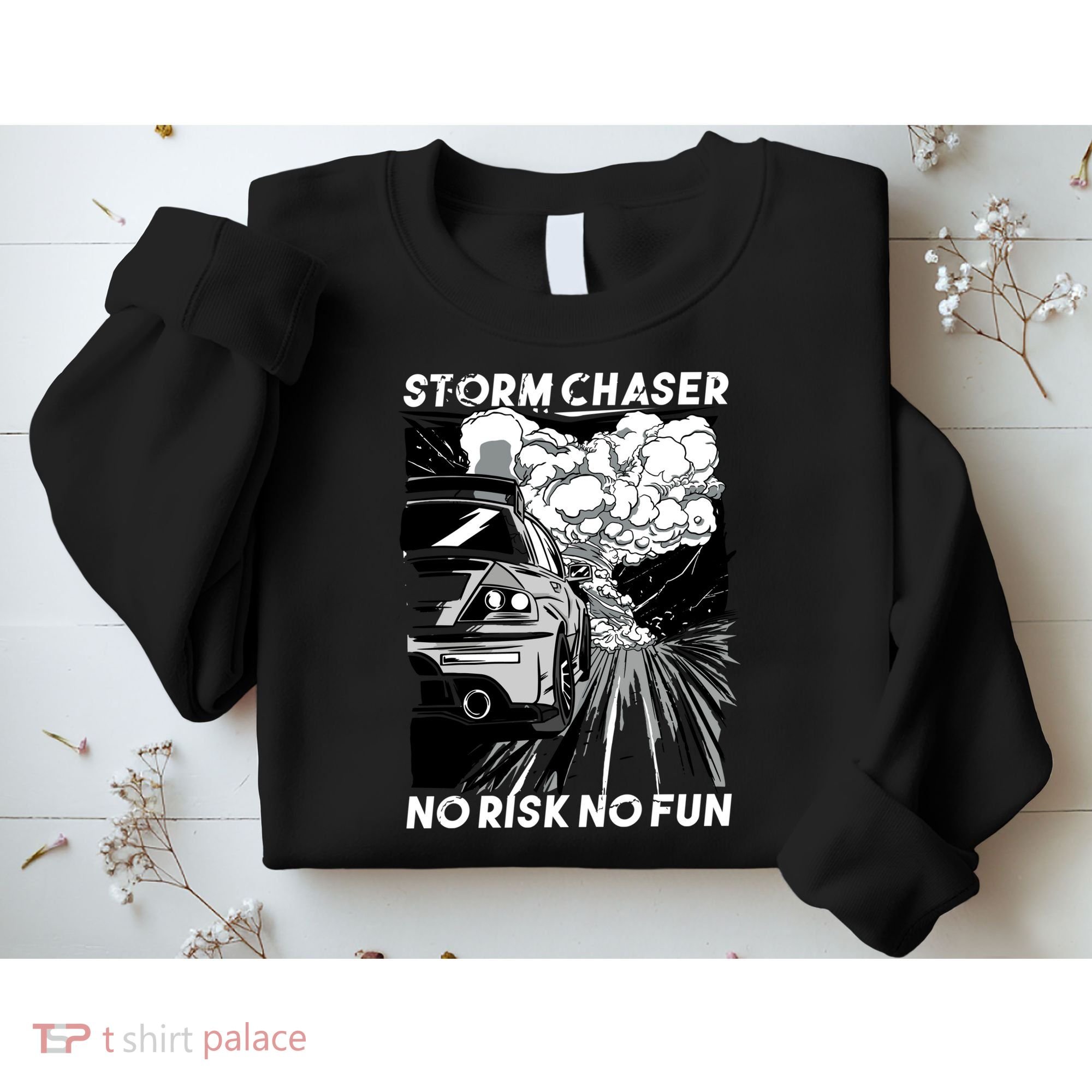 No Risk No Fun Car Racing Sweatshirt