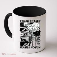 No Risk No Fun Car Racing Coffee Mug thumb 0