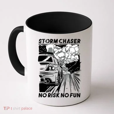 No Risk No Fun Car Racing Coffee Mug