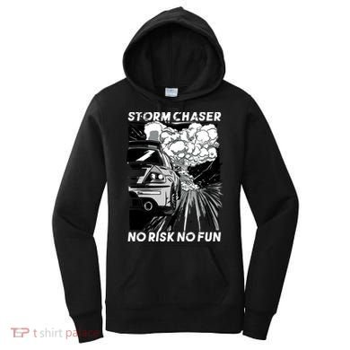 No Risk No Fun Car Racing Women's Hoodie