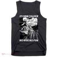 No Risk No Fun Car Racing Tank Top thumb 0