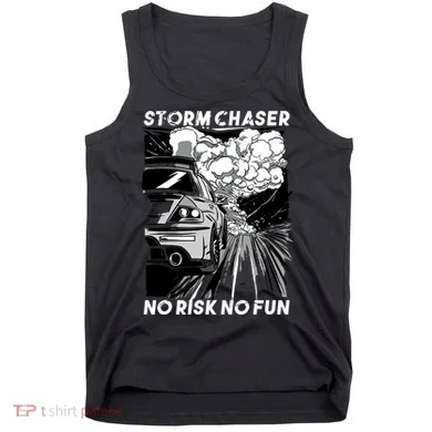 No Risk No Fun Car Racing Tank Top
