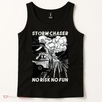 No Risk No Fun Car Racing Tank Top thumb 2